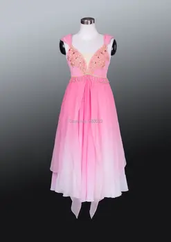 

Adult Tutu Skirts,Robe Femme,Pink Color With Lining Leotard,Tutu Ballet Dresses For Girls,Two Layers Of Chiffon BT9040