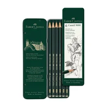 Faber Castell 9000 карандаш для эскизов 6 Олово набор графический дизайн карандаш для эскизов 119063