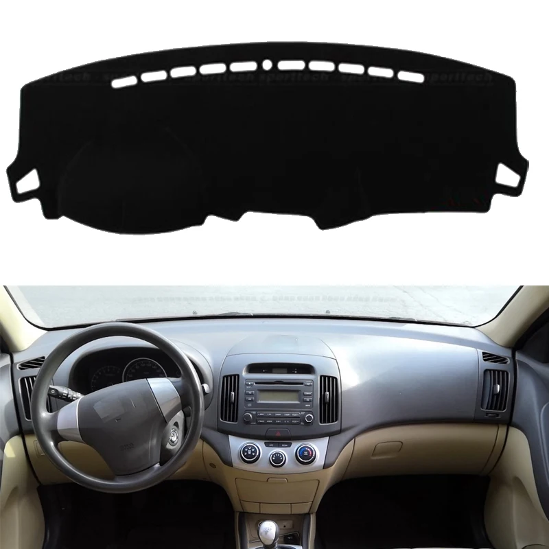 

1 pcs Car Dashboard Cover For Hyundai Elantra 2008 2009 2010 Dash Mat Dashboard Pad Carpet Anti-UV Anti-slip Anti-Sun