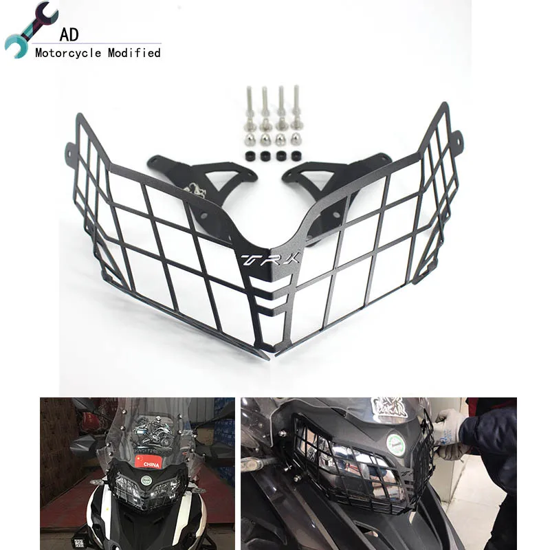 For Benelli TRK502 Headlight Guard Protector Grille Covers For Bennlli