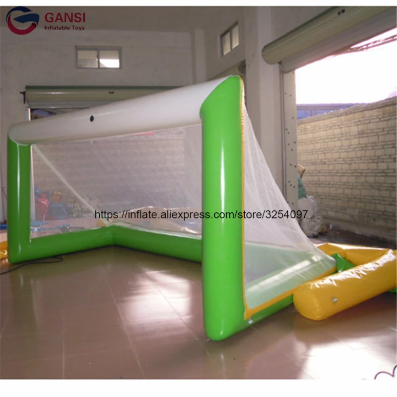 Factory Price 3*1M Inflatable Football Kicking Gate Game,Soccer Training Equipment Inflatable Beach Soccer Court 25pcs skate marker cones roller football marking cup marker cones slalom roller skate pile cup soccer training aids equipments