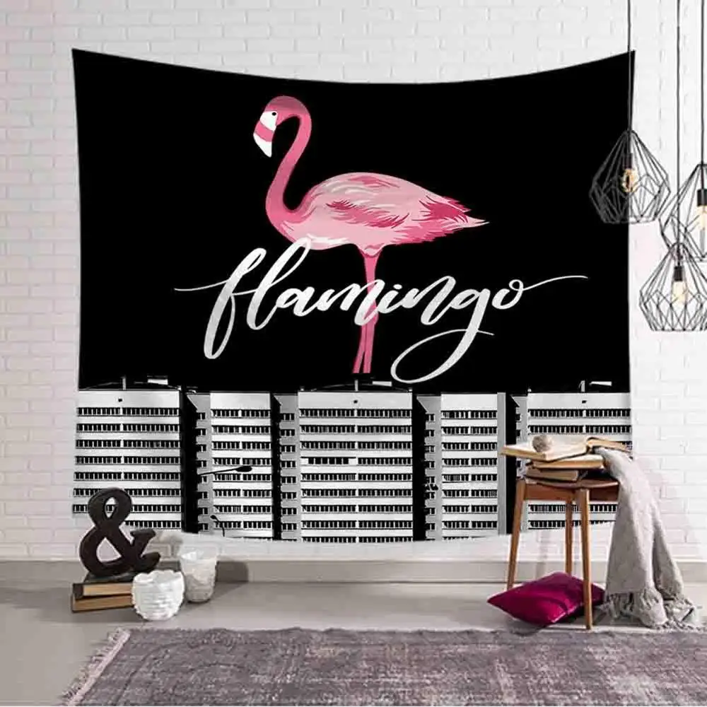 Pink Flamingo Tapestry 4