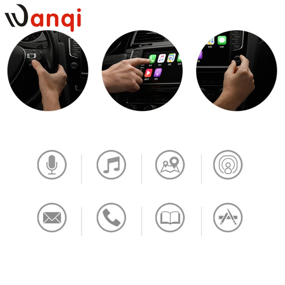 Wanqi новейший Carplay USB ключ для навигационная система для Android gps со смарт-каналом поддерживает телефоны iOS