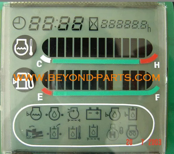 PC210-6 excavator double time monitor display screen LCD |