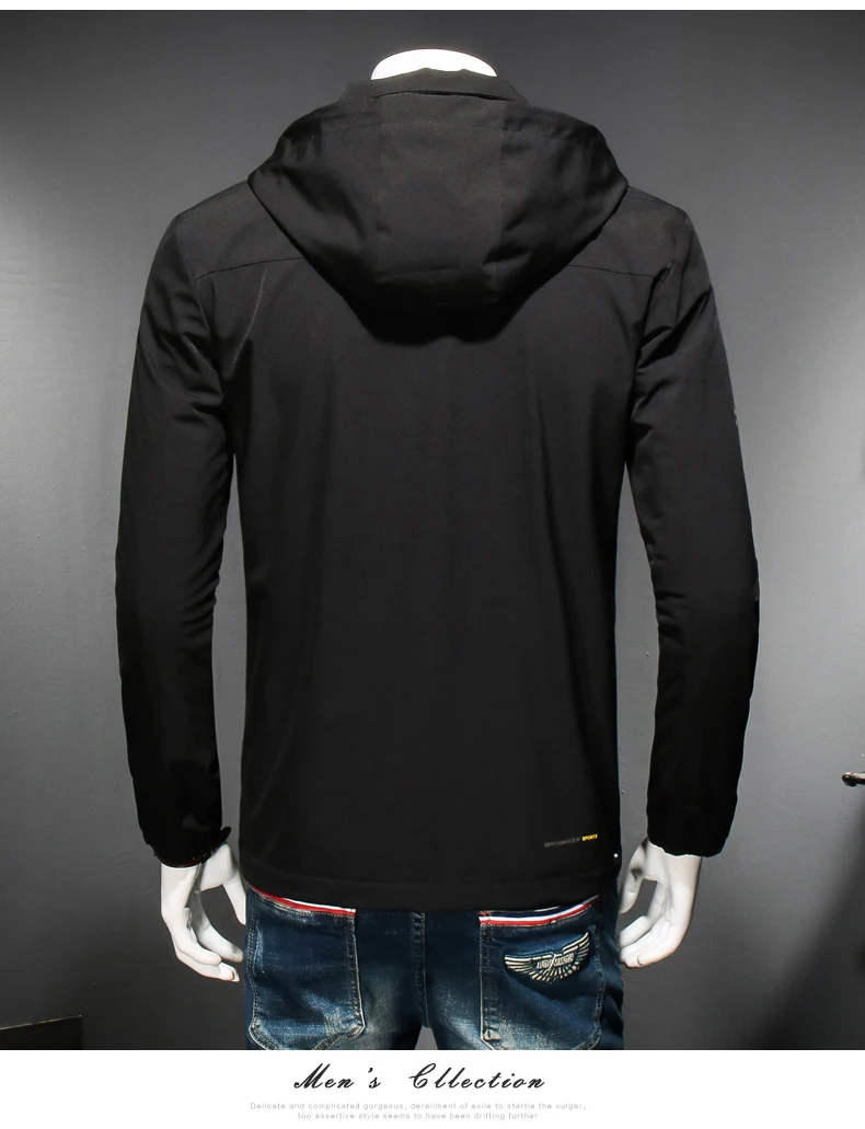 Плюс размер 8XL 7XL 6XL 5XL Новая зимняя мужская куртка с высококачественной тканевой съемной шляпой для мужского теплого пальто простое Мужское пальто