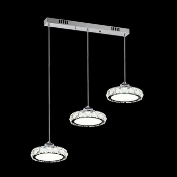 

New High-power 12/36W led Ceiling Lights led lamps Stainless steel K9 Crystal Ceiling lamps led lustre lighting Ceiling lamp XU