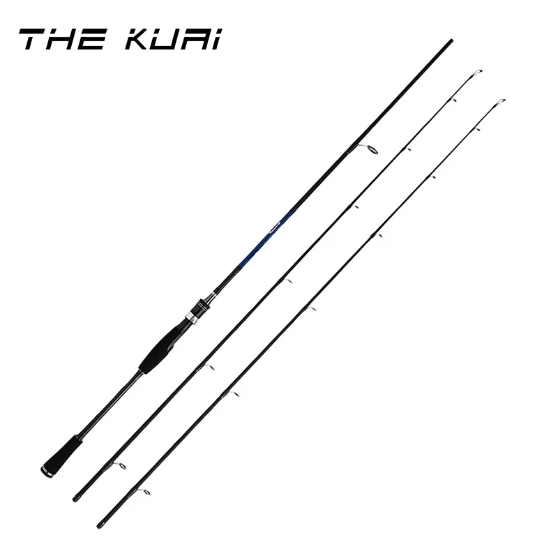 

THEKUAI Casting Spinning Lure Fishing Rod 1.8m 2.1m Power M MH Carbon Rod Pole 2 Section Fiber Baitcasting Fishing Rod