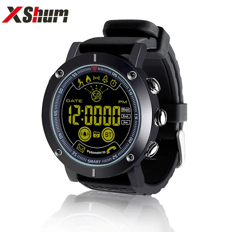 

XShum Smart Watch Men Message Reminder Pedometer Clock Waterproof Outdoor Bluetooth Sport Digital Smartwatch For Android IOS