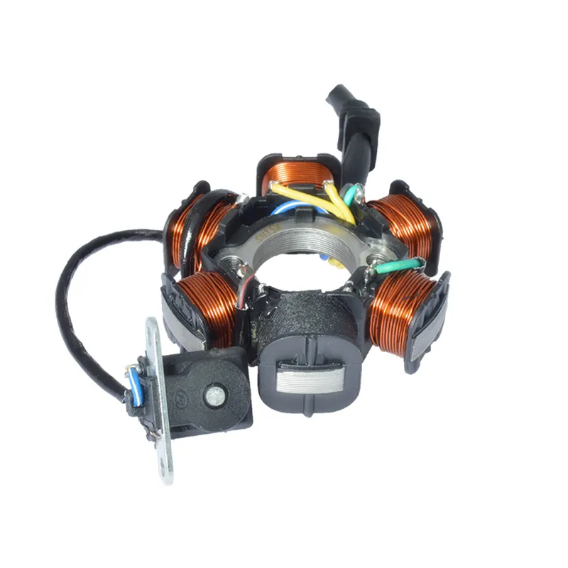 

Motorcycle 5 Wire 6 Pole DC For GY6-125 152QMI 157QM Magneto Stator Coil Generator Scooter Moped ATV Dirt Bike Go Carts TaoTao