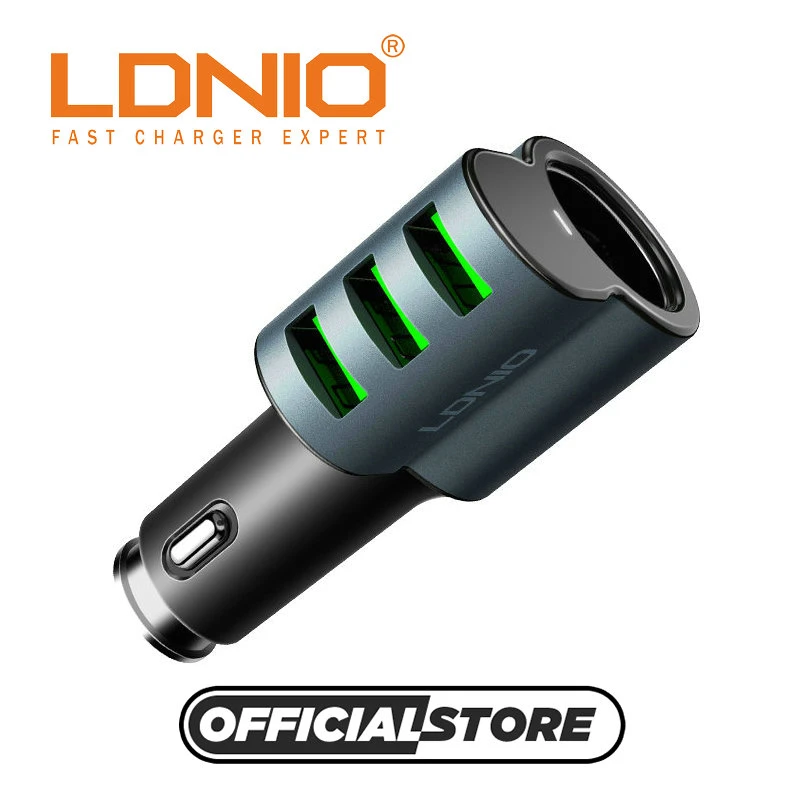 LDNIO cm11 fast auto 3 puertos usb cargador de coche adaptador para celular/teléfono móvil y nintendo, nueva tienda precio de cargador de coche| Cargadores de teléfono móvil| - AliExpress