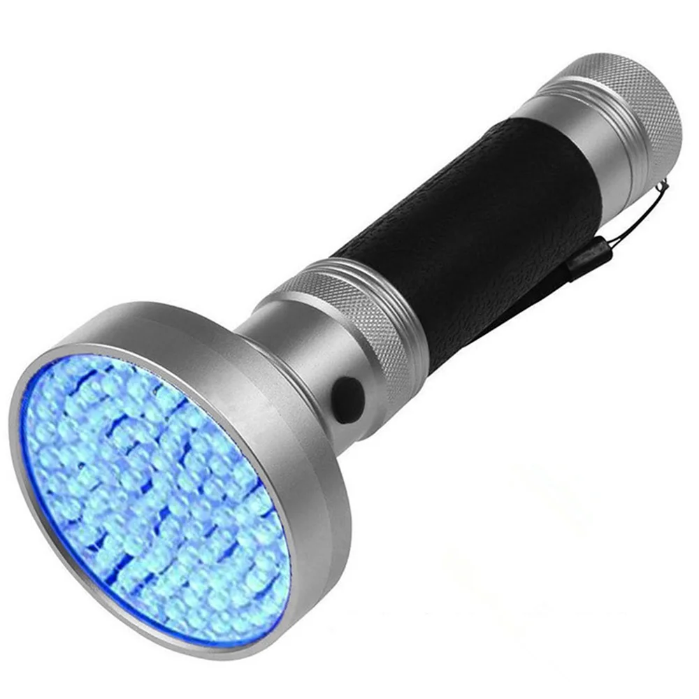 

100xLED UV Flashlight Hight quality powerful UV Light Torch Scorpion check bill Fluorescent Pet urine Ultraviolet Lamp