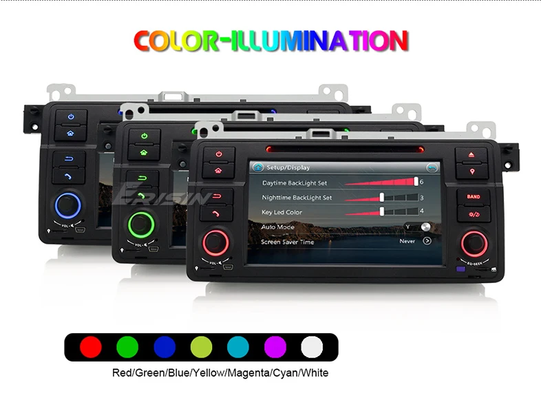 Clearance Erisin ES7162B 1 Din 7 inch Car DVD Player DAB+ 3G Radio FM Canbus GPS Navigator for BMW E46 M3 7