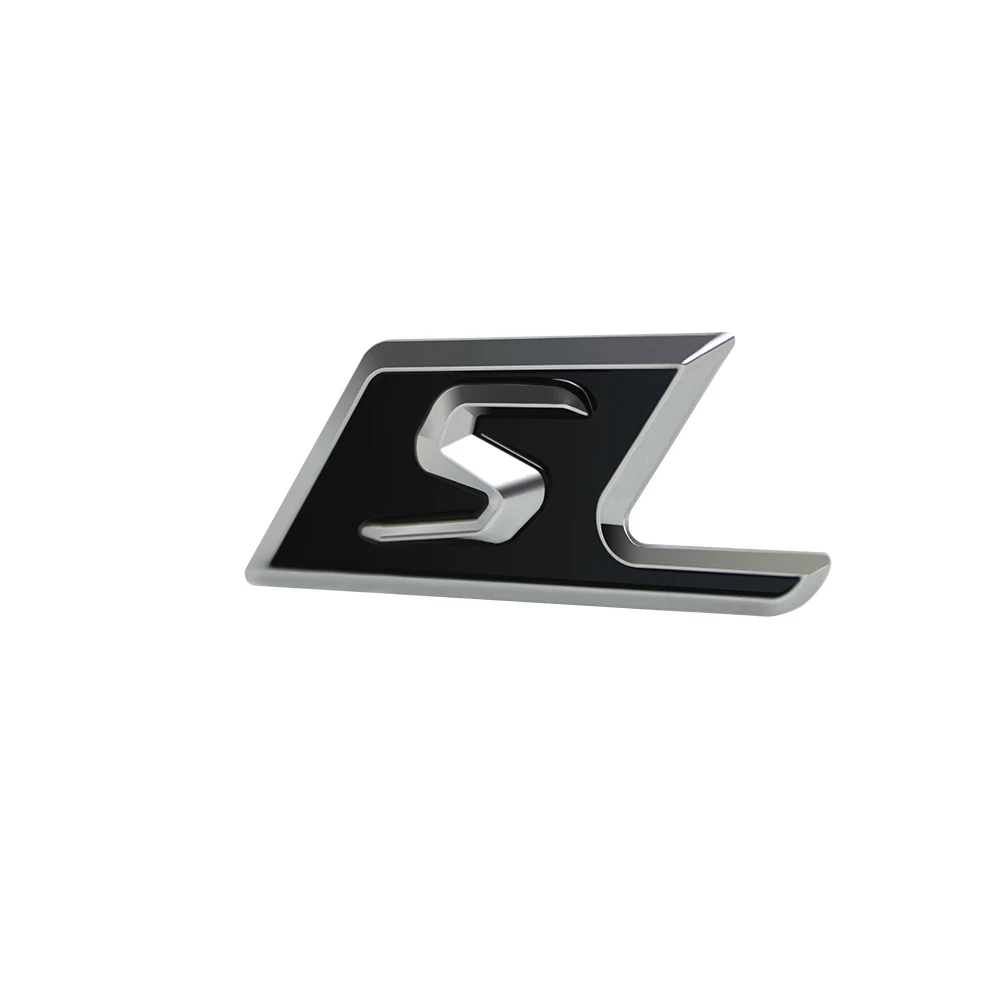 S значок багажника автомобиля логотип декор наклейка для Mercedes Benz AMG CLA CLK gla GLC GLE GT