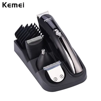 

Kemei Professional Hair Beard Trimmer 4 In 1 Hair Clipper Men Electric Shaver Machine Haircut Adjustable For Men Rechargeable