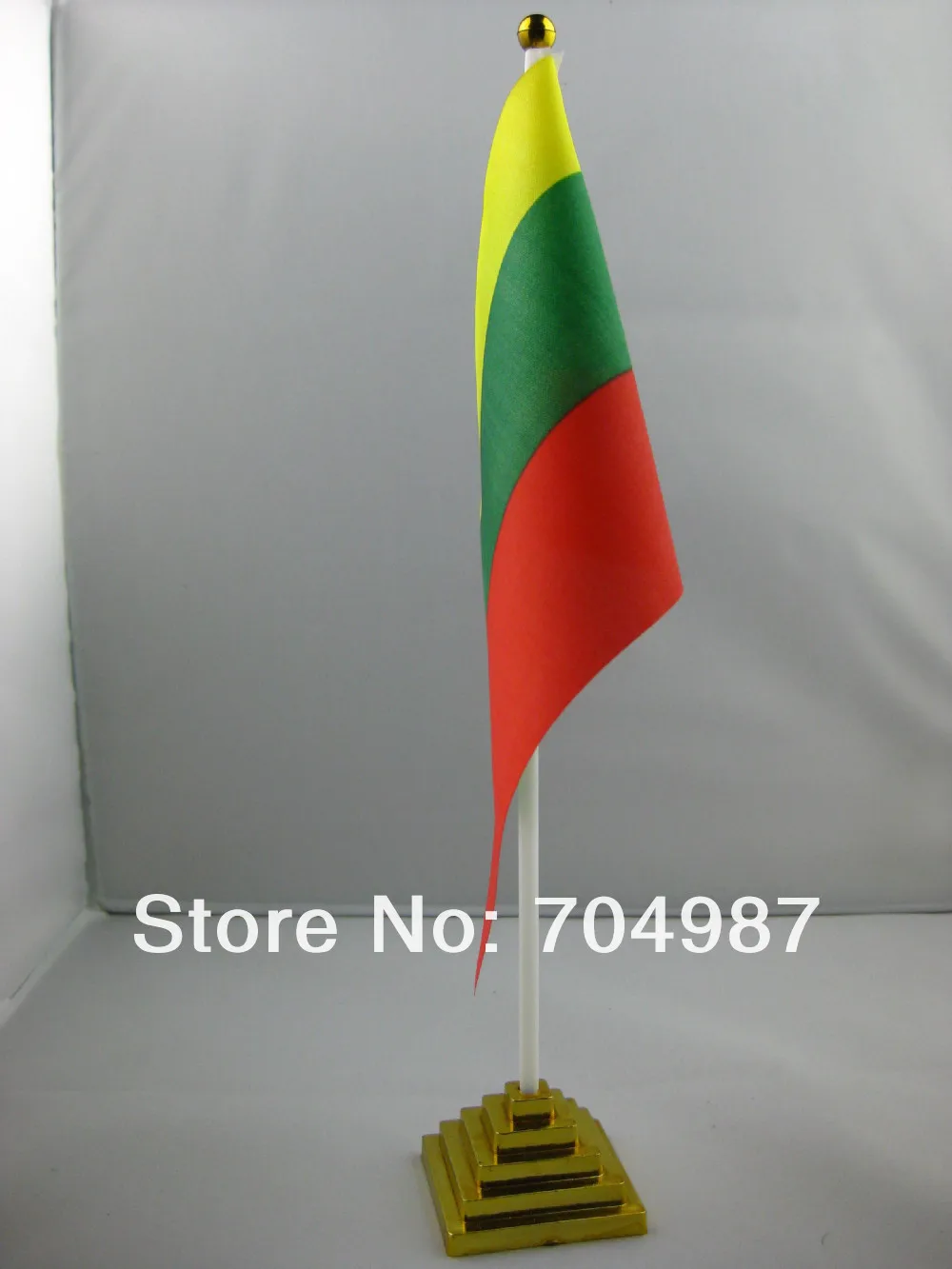 

Lithuanian table desk flag banner free shipping