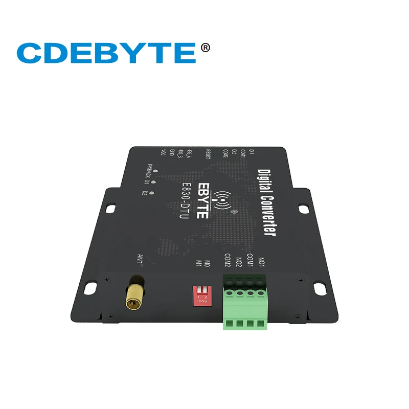 E830-DTU(2R2-433L) 433MHz Modbus RTU Switch Value Acquistion 2 Channel 30dBm Wireless RF Transceivers