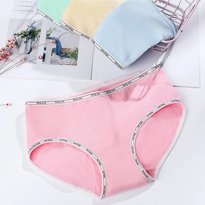 10 20Years Candy Color Cotton Teen Girls Briefs Teenage Triangle