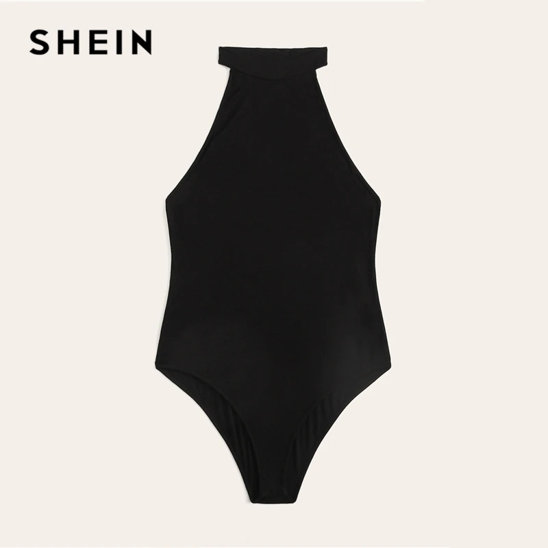 SHEIN زائد حجم الأسود المطرزة شبكة رفرفة كم ارتداءها 2019 المرأة الصيف التباين شبكة V الرقبة Batwing كم ارتداءها