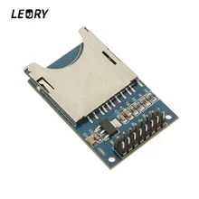 LEORY SD карты модуль для Arduino совместимый чтения и модуль записи слот считыватель сокетов ARM MCU для MP3 плеер самодельный Набор для начинающих