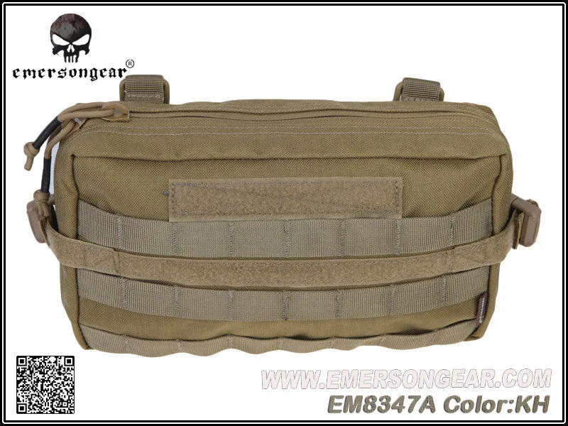 EMERSON 1000D Molle Сумка для поясной сумки Coyote коричневый/MC/KH/AOR1/AOR2/FG тактические поясные сумки - Цвет: KH