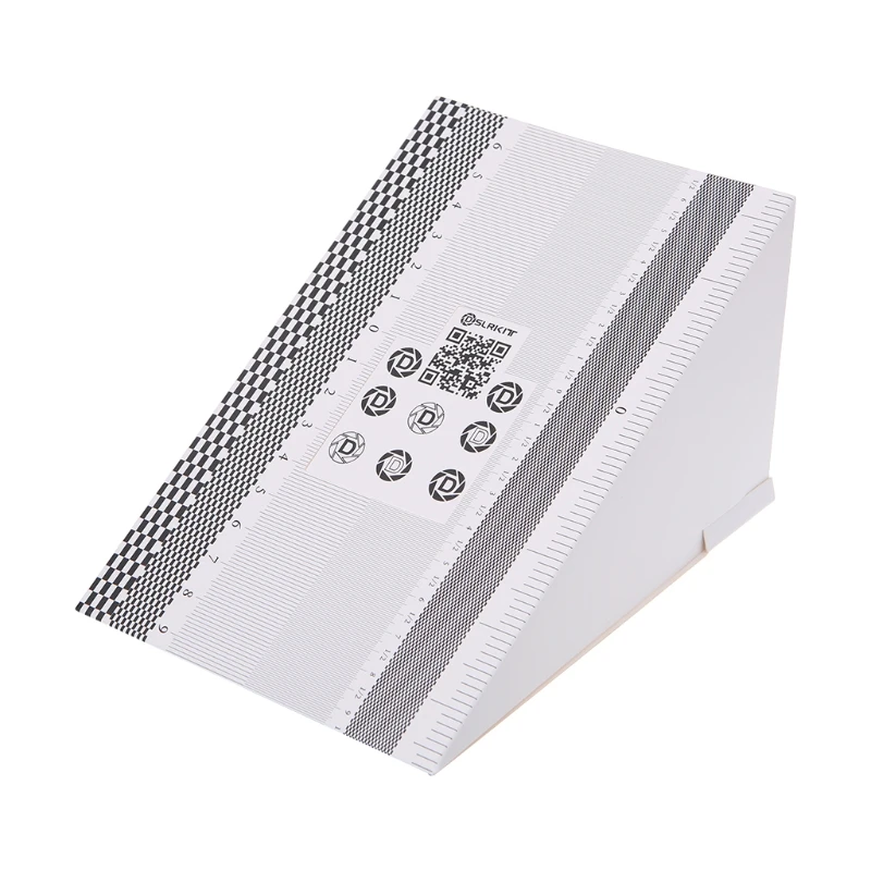 

Camera Lens Focus Calibration Card AF Micro Alignment Ruler Folding Chart