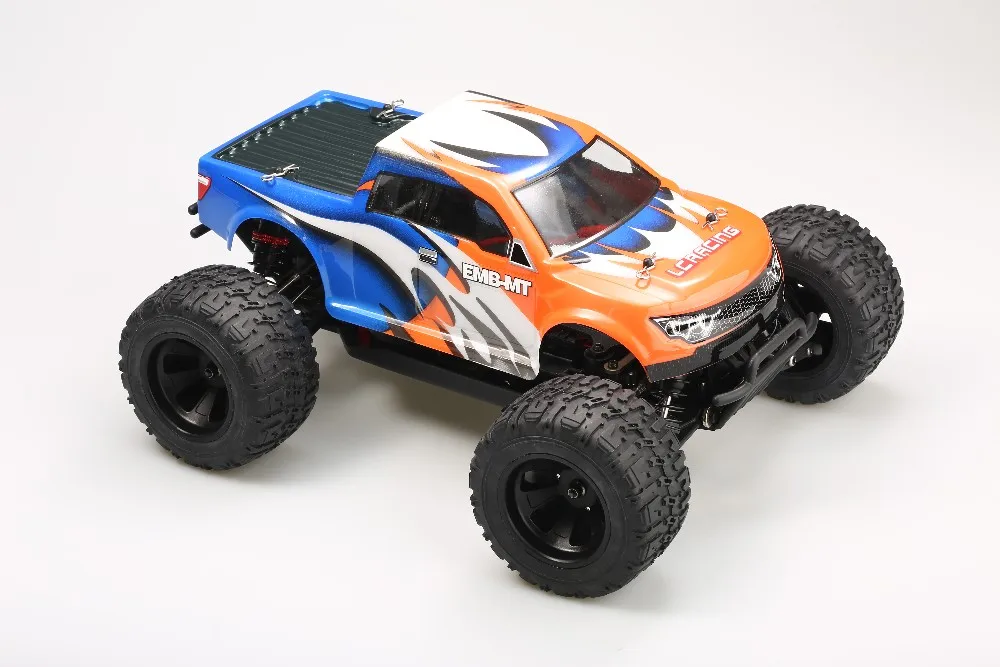 LC Racing EMB-MTL 1/14 масштаб 4WD электродвигатель RC Monster truck RTR версия 2,4G радио