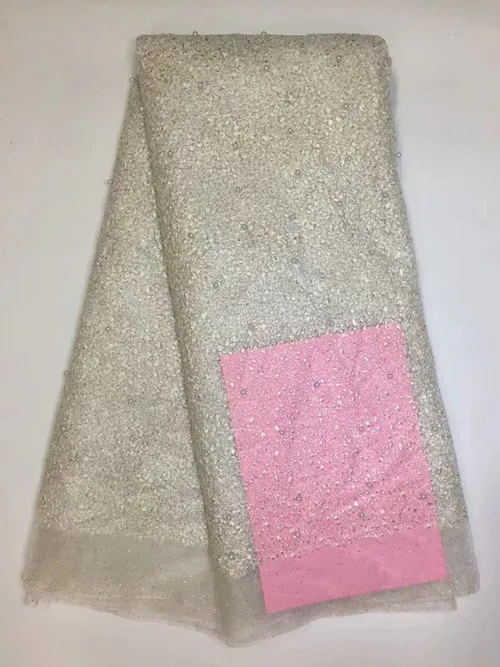 Party sequins light green lace african french gold beads tulle lace