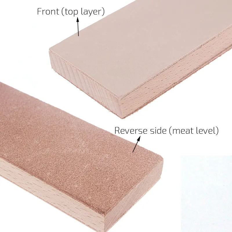 QJH Knife Sharpener Wooden Handle Leather Sharpening Tools Strop Handmade Razors Polishing Board And Polishing Wax Leather Paste