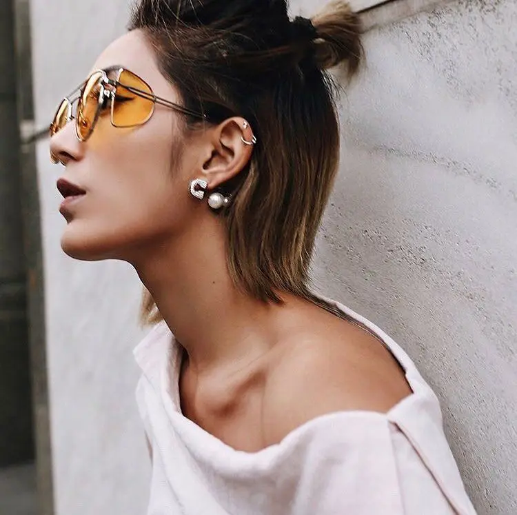 

KOTTDO 2018 Fashion Sexy Women Sunglasses Round Personality Glasses Frame Goggle Vintage Sun Glasses Eyewear UV400 Oculos De Sol