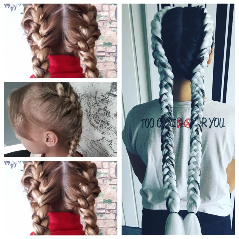 Merisihair Ombre 24inch 88colors Available Synthetic Crochet In