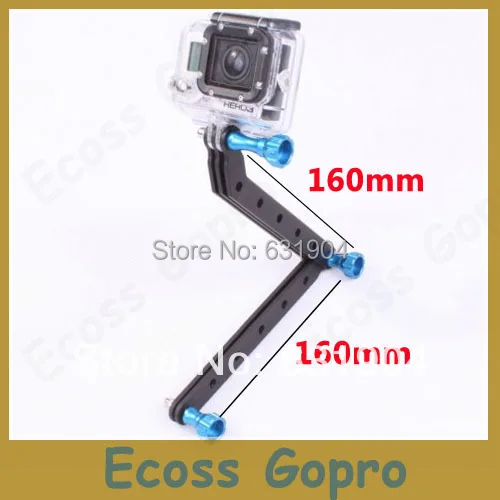 Gopro Extension Arm,Gopro Aluminum Alloy Extension Arm with 5 CNC Metal