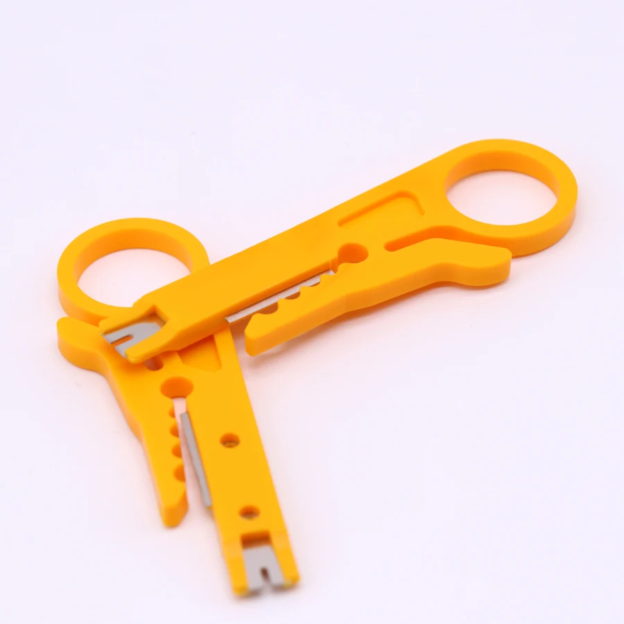 

EDC Pliers Yellow Knife Wire Stripper And Cutter Portable Simple Utility Scissor Stripping Wire outdoor Hand Tools