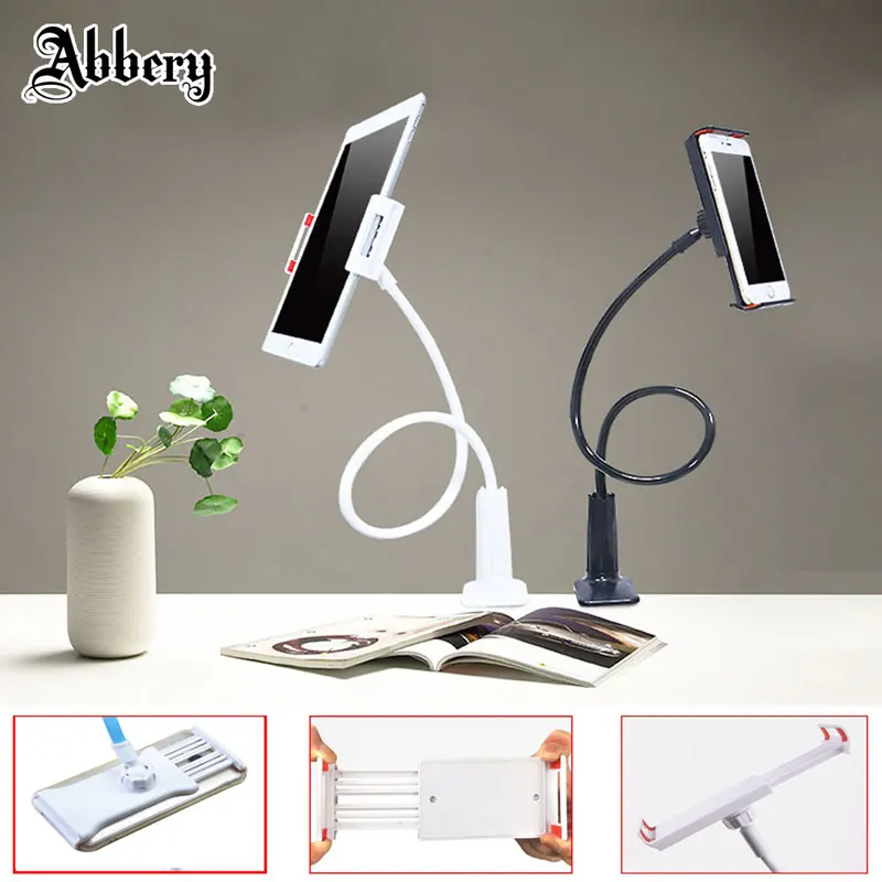 

Abbery Flexible Arm Gooseneck Holder Car Mobile Phone Long Arm Lazy Bedside Desktop 360 Degree Tablet Holder for iPad Air/Mi Pad