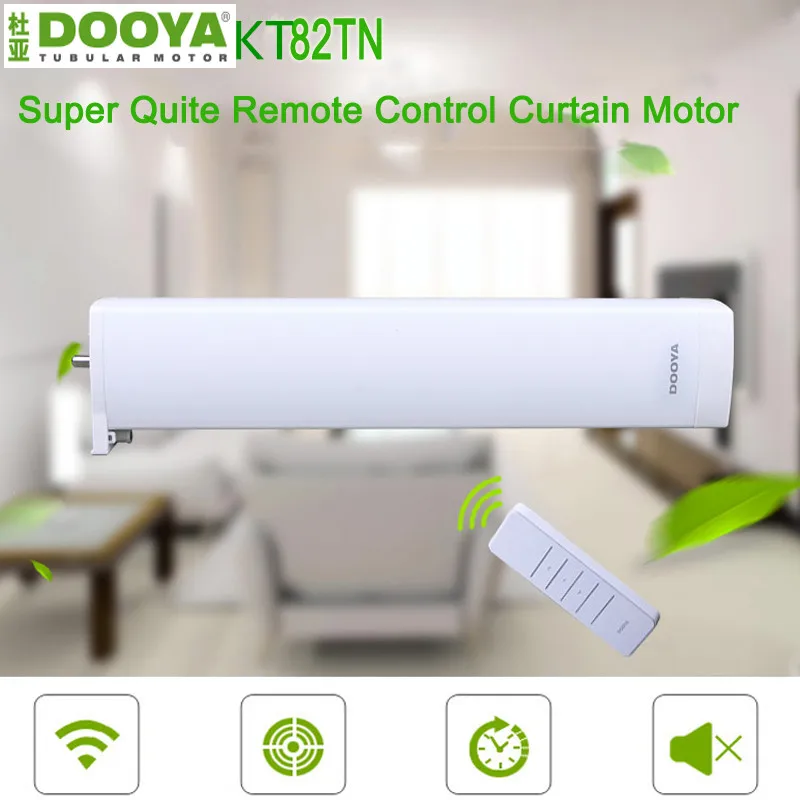 

Dooya Electric Curtain Motor Automatic Electric Curtain Motors Remote Control for Smart Home Comaptible Broadlink Pro