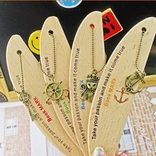 1 шт./лот винтажная навигационная подвеска серии Классическая деревянная Закладка DIY Многофункциональный нож дизайнерские закладки