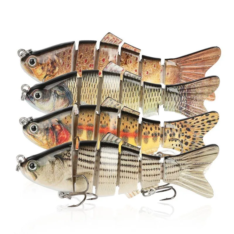10 см 19,5 г Swimbait Приманка мульти соединенный рыбный Сегмент Swimbait коленчатая приманка тяжелая приманка медленная искусственная приманка Номинальная