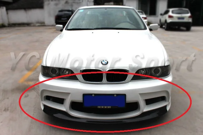 

Car Accessories FRP Fiber Glass VRS Style Front Bumper with CF Lip Fit For 1997-2003 E39 5 Series Bumper with Lip