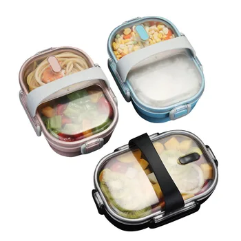 

Lunch Box For Kids 304 Stainless Steel Bento Box Kitchen Japanese Portable Leak-proof Food Container Food Lunch Box For School