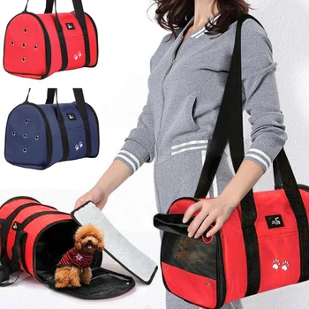 

Dog Cat Puppy Kitten Pet Carrier Breathable Travel Bag Case Basket Medium Large