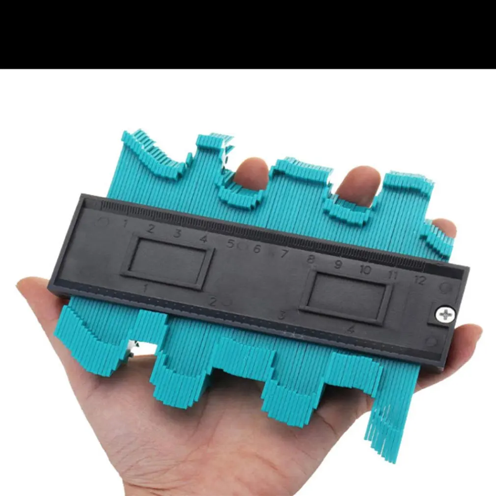 

120mm Irregular Contour Ruler Arc Profile With Magnet Cipher Shaper ABS Contour Metric Measurement Rule