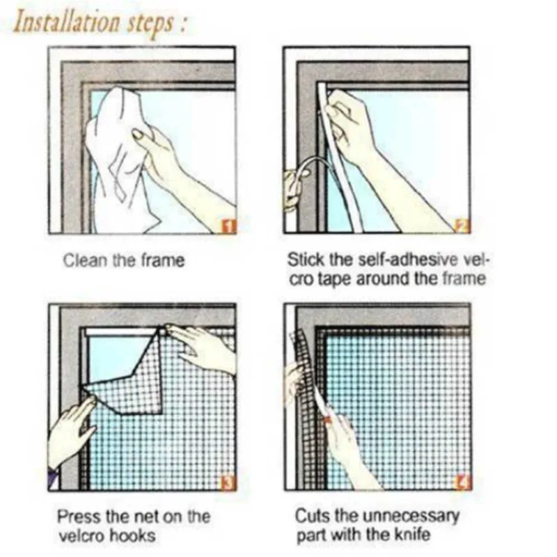 Магнитная сетка на окно противомоскитная сетка двери подхват для занавески сетевая защита комары мухи Жук Насекомое Удобный липкий москитная сетка