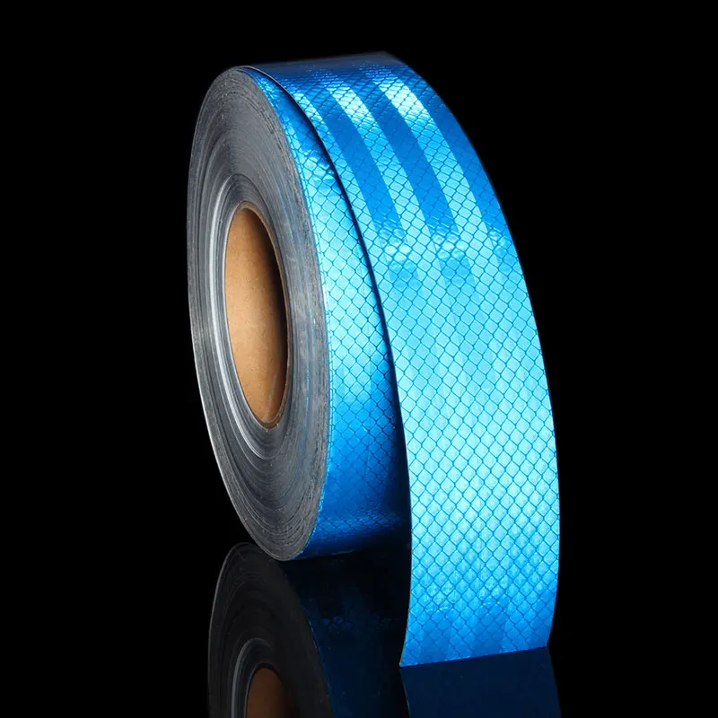 Blue 5x300 см Светоотражающие украшение светоотражающие ленты красный белый желтый флуоресцентные светоотражающие наклейки на велосипедную вилку - Цвет: Blue