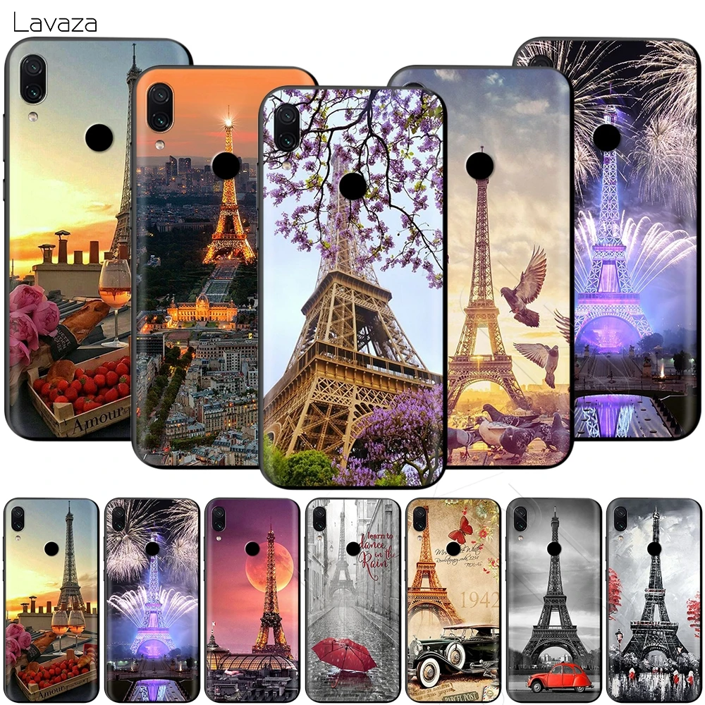 Lavaza Paris Eiffel Tower Case for Xiaomi Redmi Note 4A 4X 5 5A 6 6A 7 S2 Pro Go Prime Plus |