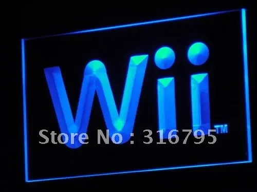 

e010 Wii Game Room Bar Beer LED Neon Sign with On/Off Switch 20+ Colors 5 Sizes to choose
