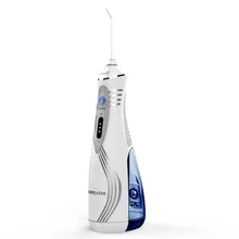 Waterpulse V400 Портативный зубные Flosser беспроводные Ирригатор для полости рта с футляр 240 мл Перезаряжаемые Батарея Вода Flosser зубы