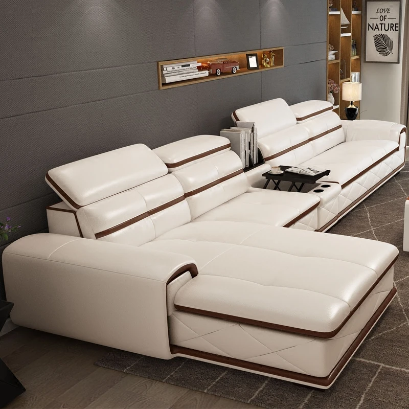 Новая мебель из Дубаи секционная Роскошная и современная угловая кожаная гостиная Арабская l-образная 1 2 3 диван дизайн и цены комплект