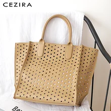 CEZIRA, Женская Большая Сумка-тоут с верхней ручкой, большая открытая модная сумка с вкладышем, большая корзина, ручная сумка для покупок