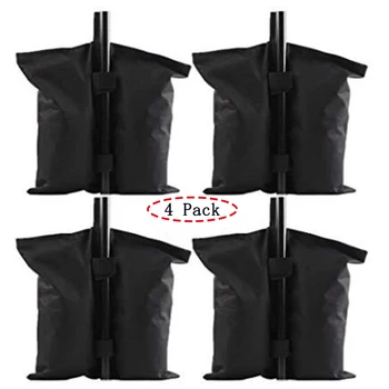 

4Pack Sand Weights Bags Heavy Duty Waterproof Gazebo Marquee Canopy Weight Bag for Outdoor Pop up Canopy Tent Shade Sun Shelter