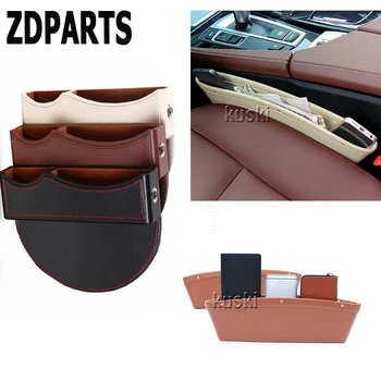 

ZDPARTS 1X Car Seat Crevice Storage Box Organizer Gap Holder For Volkswagen VW Golf 4 5 7 6 MK4 Honda Civic 2006-2011 Accord