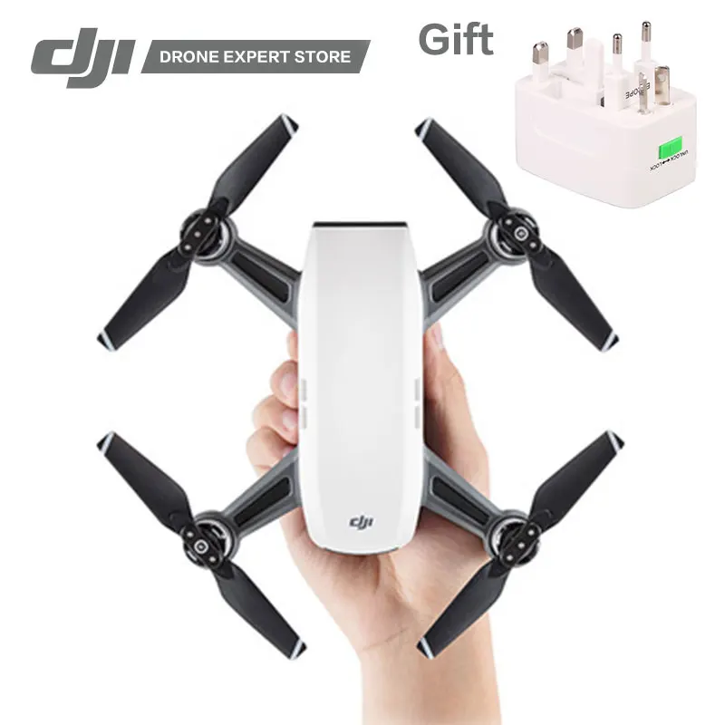 

Original DJI Spark Drone Mini Quadcopter Flight Time 16 mins Gesture WiFi Control FPV Gimbal 2-Axis 12MP Camera 50 KM/H